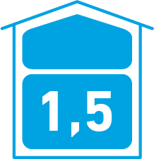 1,5 - geschossig