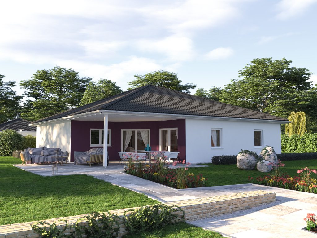 Bungalow Massivhaus Plana 147