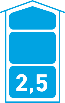 2,5 - geschossig