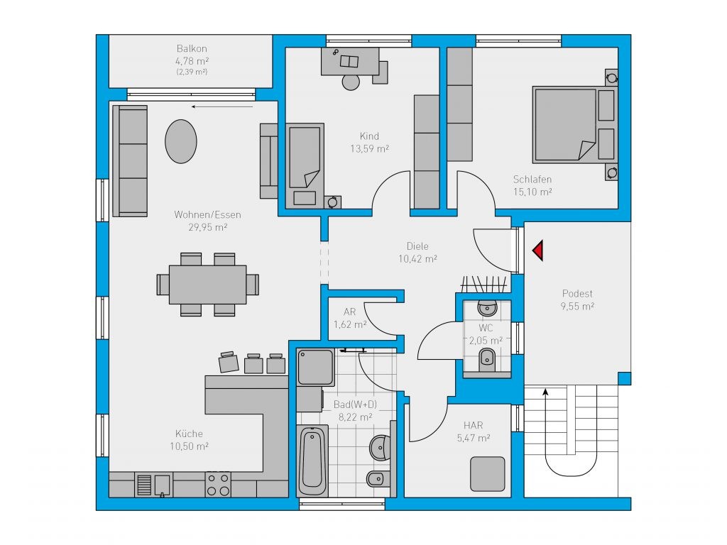 42 Duplex 208 OG