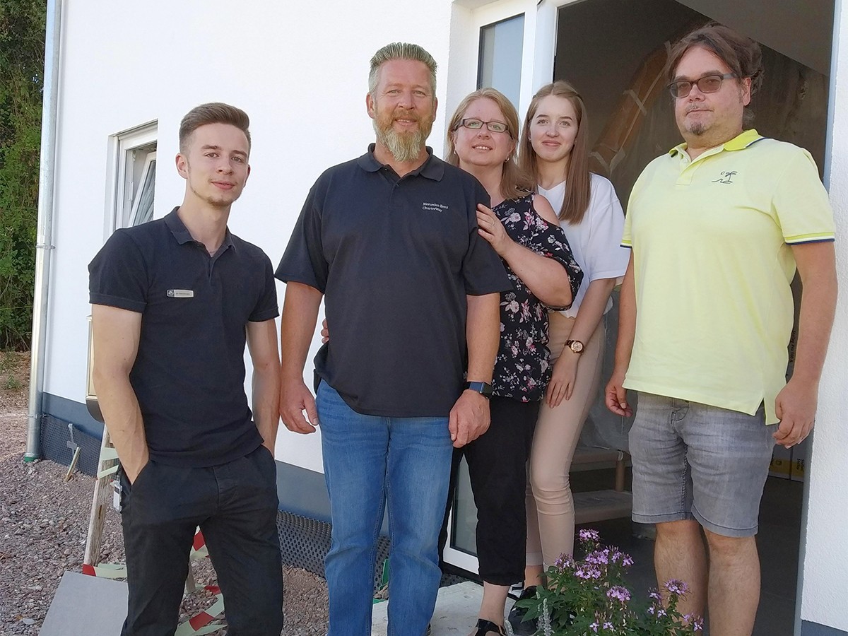 Hausübergabe in Münster-Sarmsheim