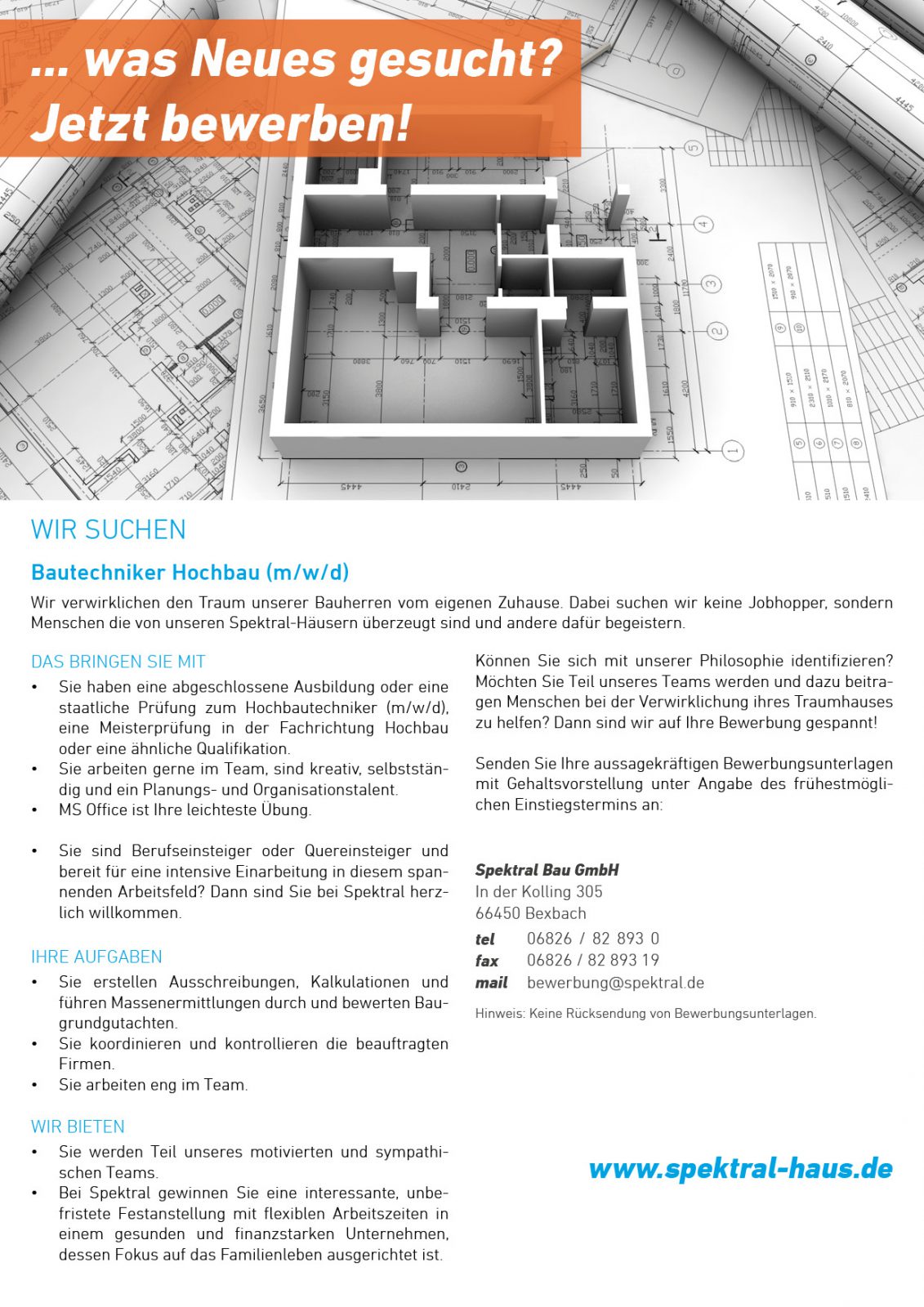Bautechniker (m/w/d)