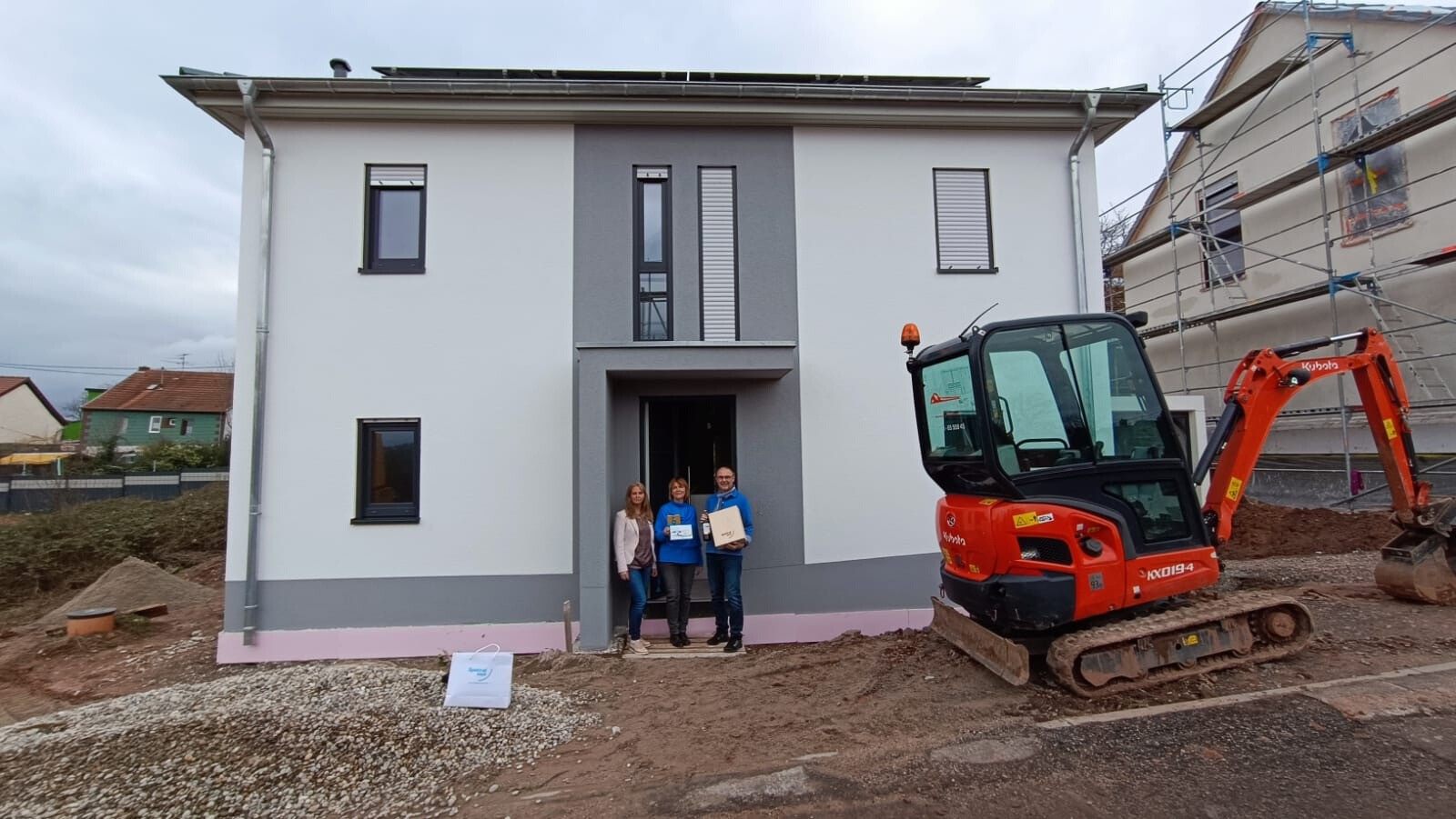 Hausübergabe in Schiffweiler-Heiligenwald