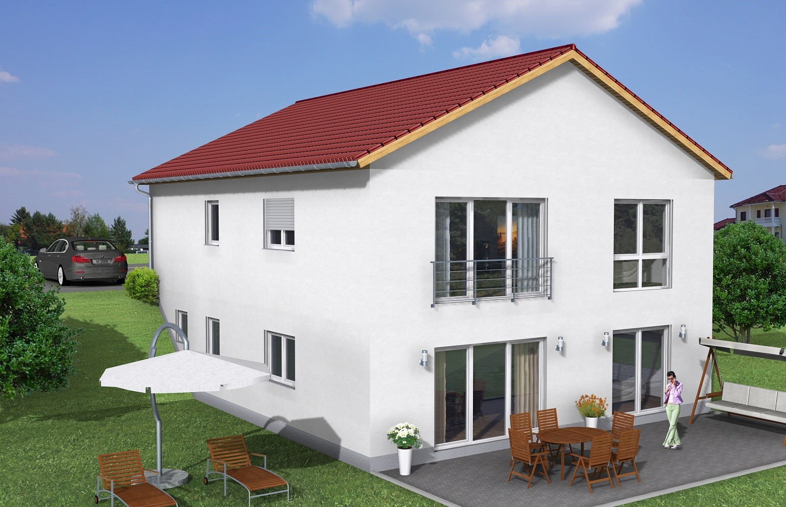 Schlüsselübergabe in Höringen: Ein Spektral-Haus mit Einliegerwohnung